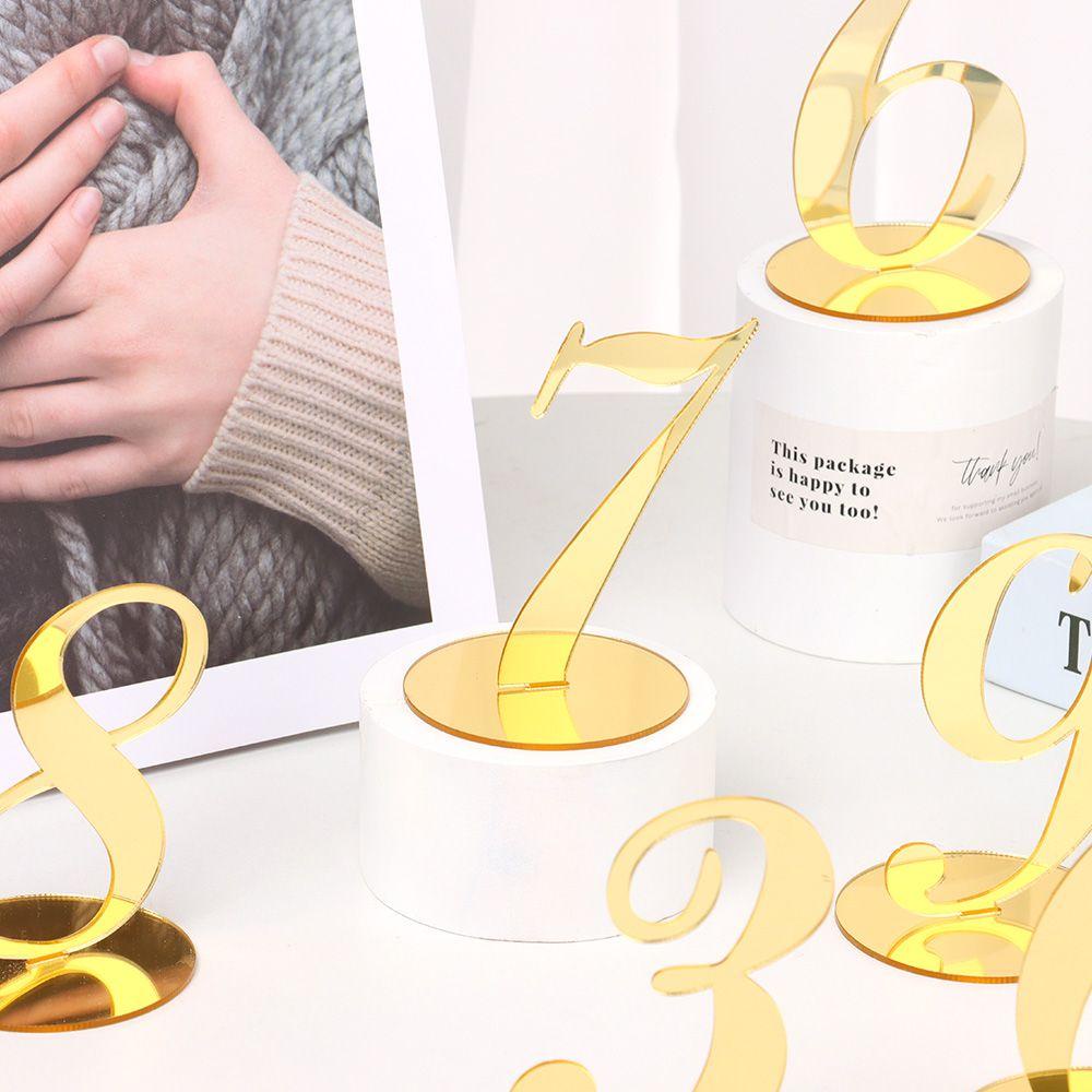 Biển Số Để Bàn Kèm Đế Trang Trí Tiệc Lãng Mạn