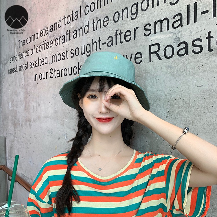 Mũ bucket ulzzang dày dặn form chuẩn hot trend