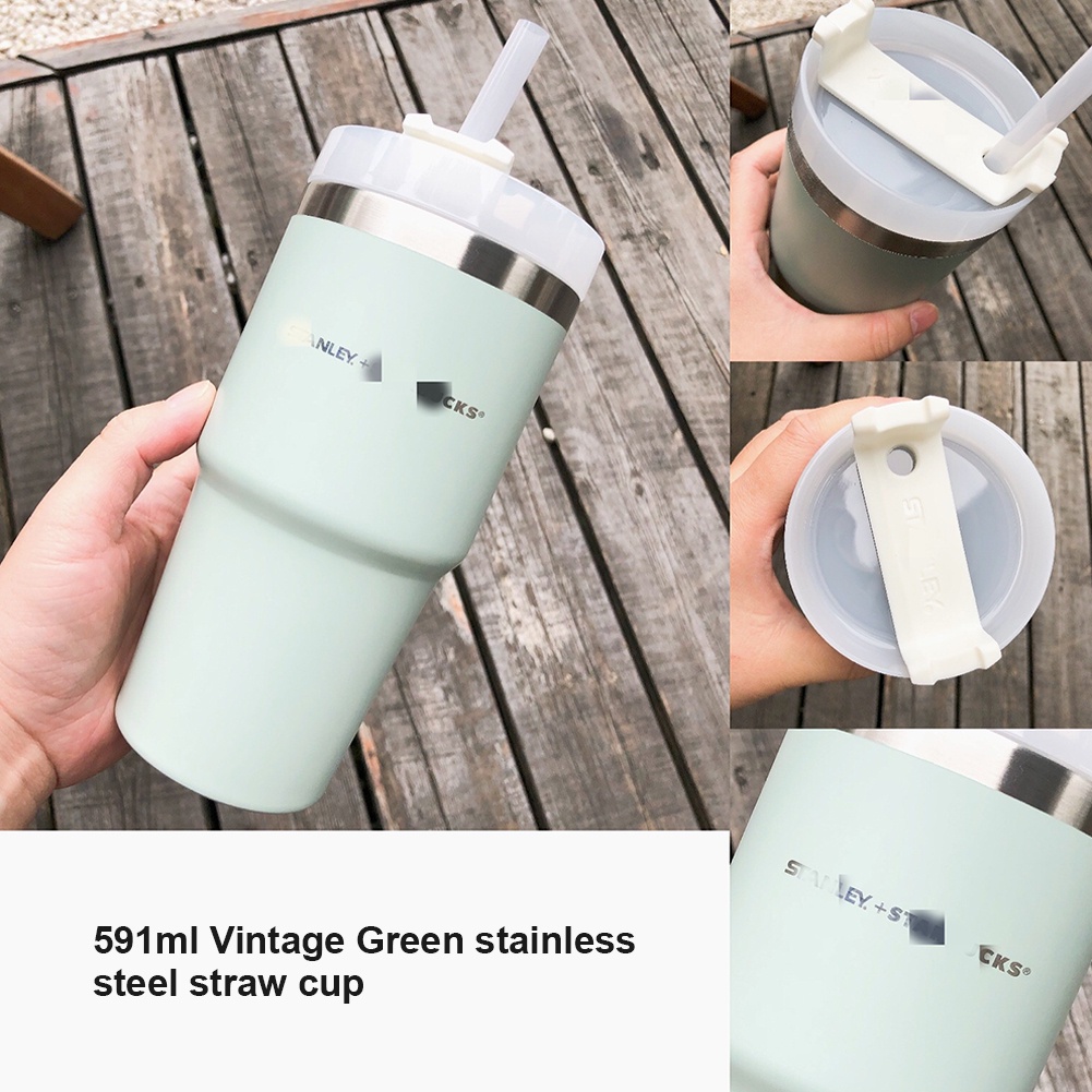 Cốc giữ nhiệt bằng thép không gỉ 304 có ống hút tiện dụng