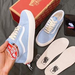 Giầy vans xanh nhạt 1:1 ( full box + free ship )