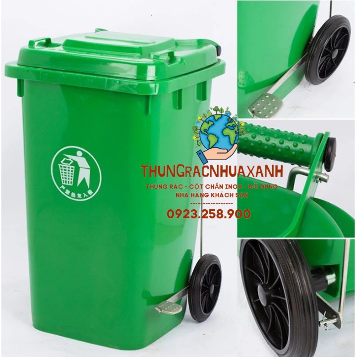 * GIẢM GIÁ SỐC T4 GIÁ LẺ = GIÁ SỈ *THÙNG RÁC CÔNG CỘNG 120L, THÙNG RÁC NHỰA 120L