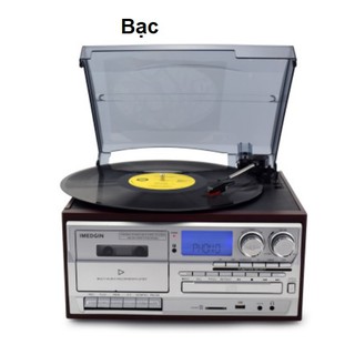 Máy quay đĩa than đa chức năng kết hợp radio-CD-cattsette, Bluetooth, USB tích hợp loa điều khiển từ xa