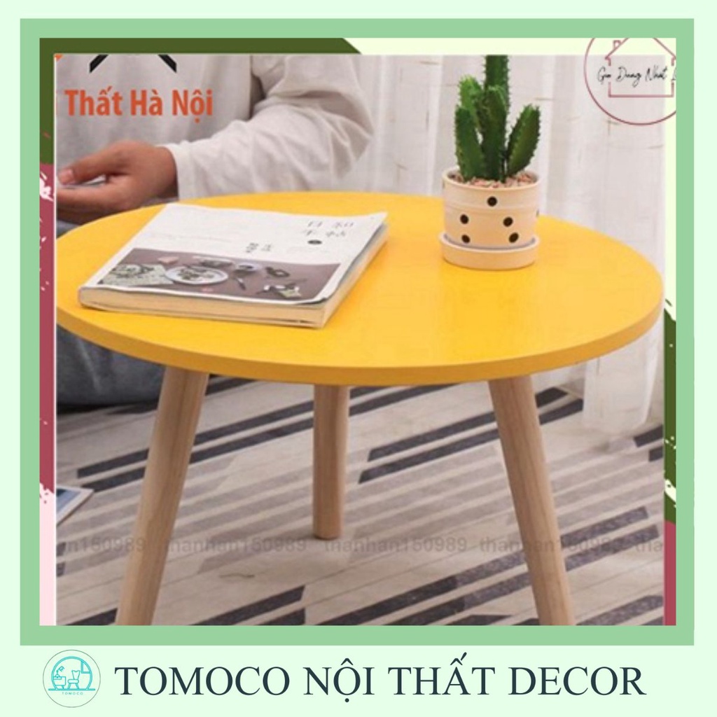 𝐁𝐚̀𝐧 𝐓𝐫𝐚̀ 𝐓𝐫𝐨̀𝐧 bàn trà bệt cao cấp đủ màu sắc đủ kích thước chân gỗ xoáy (40-50-60)