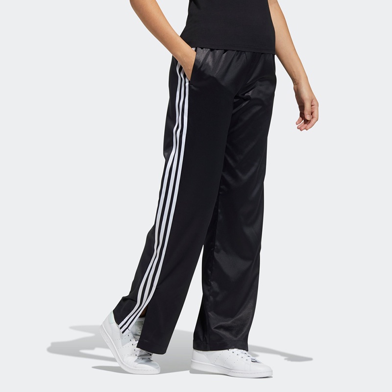 Adidas Clover "Lias Same Style" Sports Long Black Tide Hip Hop Dancing Pants Women's 2021 Summer Loose Casual Straight Loose Pants H39046