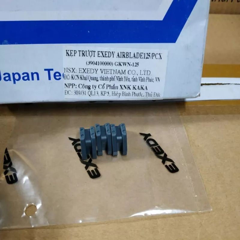 KẸP TRƯỢC AB 125,PCX VÀ AB,CLICK 110 HÀNG CHÍNH HÃNG EXEDY