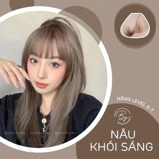Thuốc nhuộm tóc Nâu khói sáng không tẩy buddyhairs