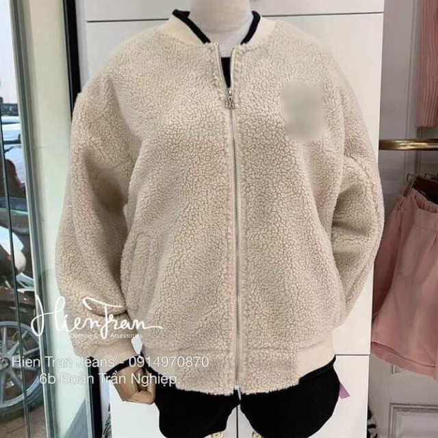 Áo Lông cừu , Áo BomBer Lông