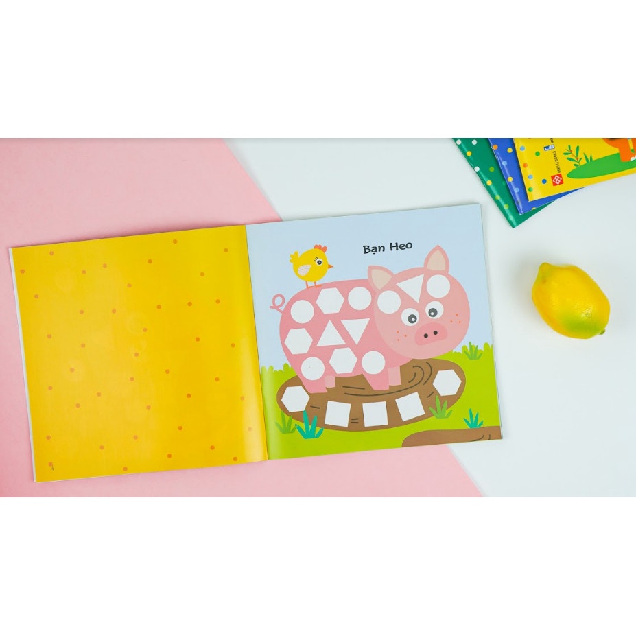 Sách - Hình dán ngộ nghĩnh - Phát triển khả năng quan sát 6T