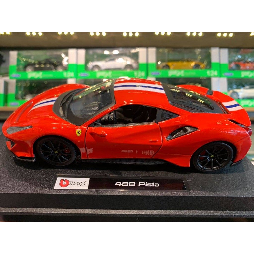Xe mô hình Ferrari 488 Pista tỷ lệ 1:24 của hãng Bburago