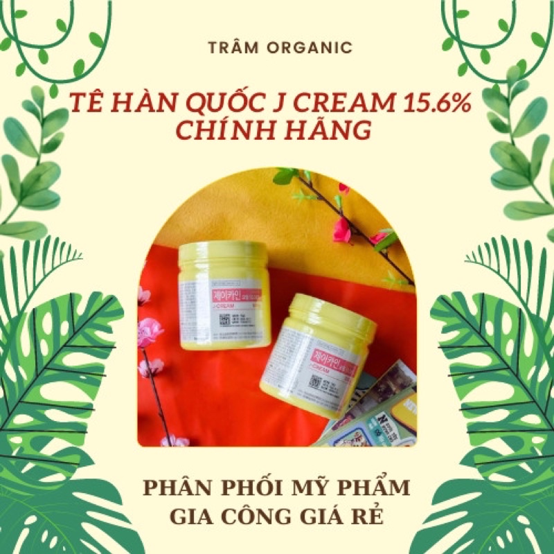 Kem Ủ Te Hàn Quốc J-Cain 10.56% Cream Chính Hãng 500g