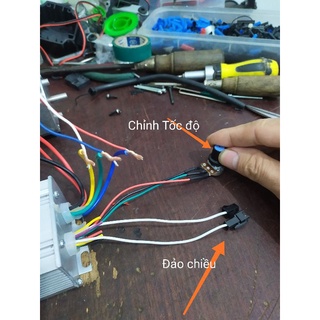 Combo 3 món với SERVO 200w cốt 2 đầu 14mm và 8mm