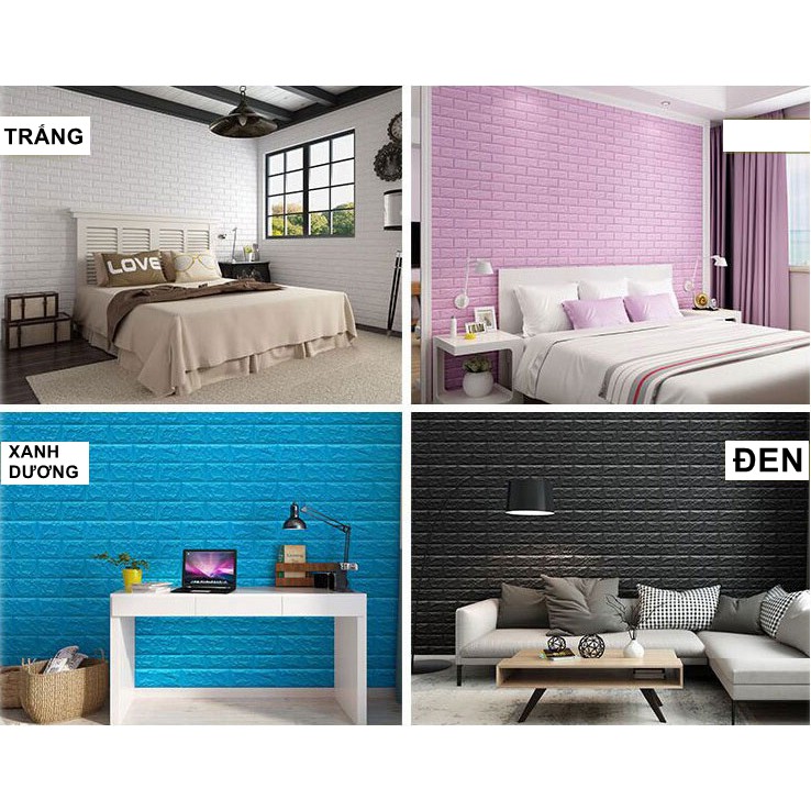 Giấy Dán Tường 3D Nhiều Màu Sắc Trang Trí Nhà Cửa JK4K1 | BigBuy360 - bigbuy360.vn