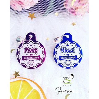 Thẻ khắc tên thú cưng