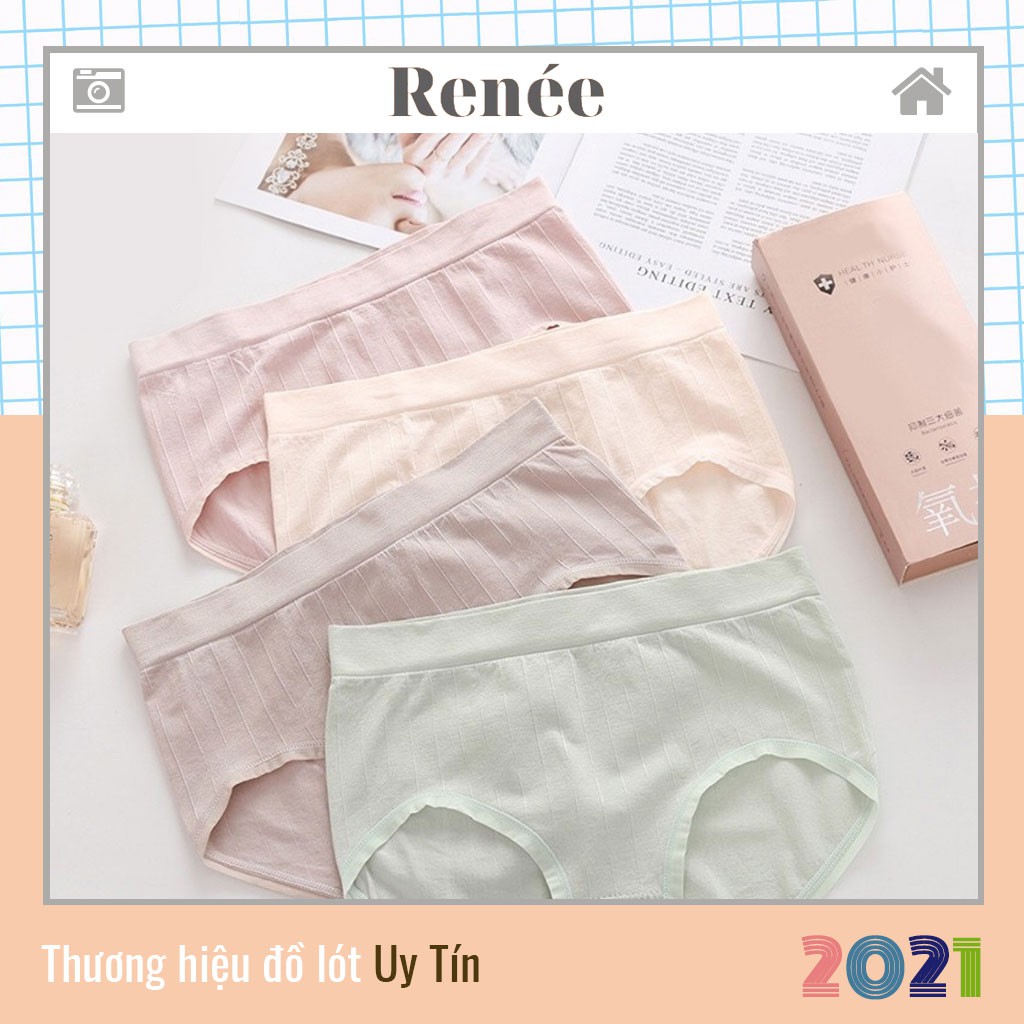 Quần Lót Nữ Cotton Kháng Khuẩn Nâng Mông Cạp Cao QL 01 RENEE Store