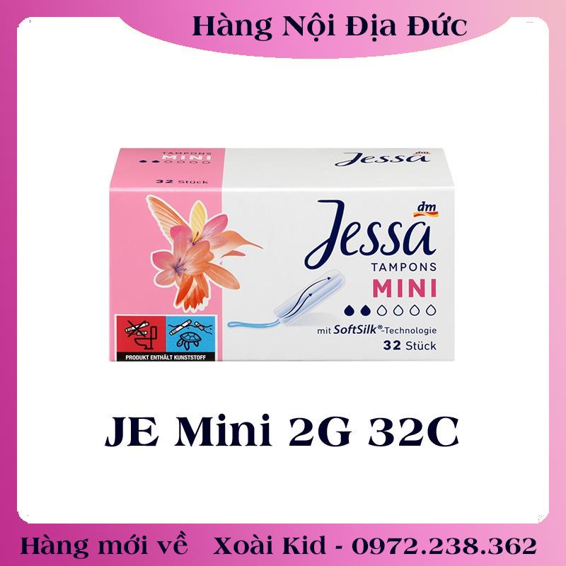 [có che tên] Băng vệ sinh Tampon Jessa Đức đủ size - Date mới đủ Bill