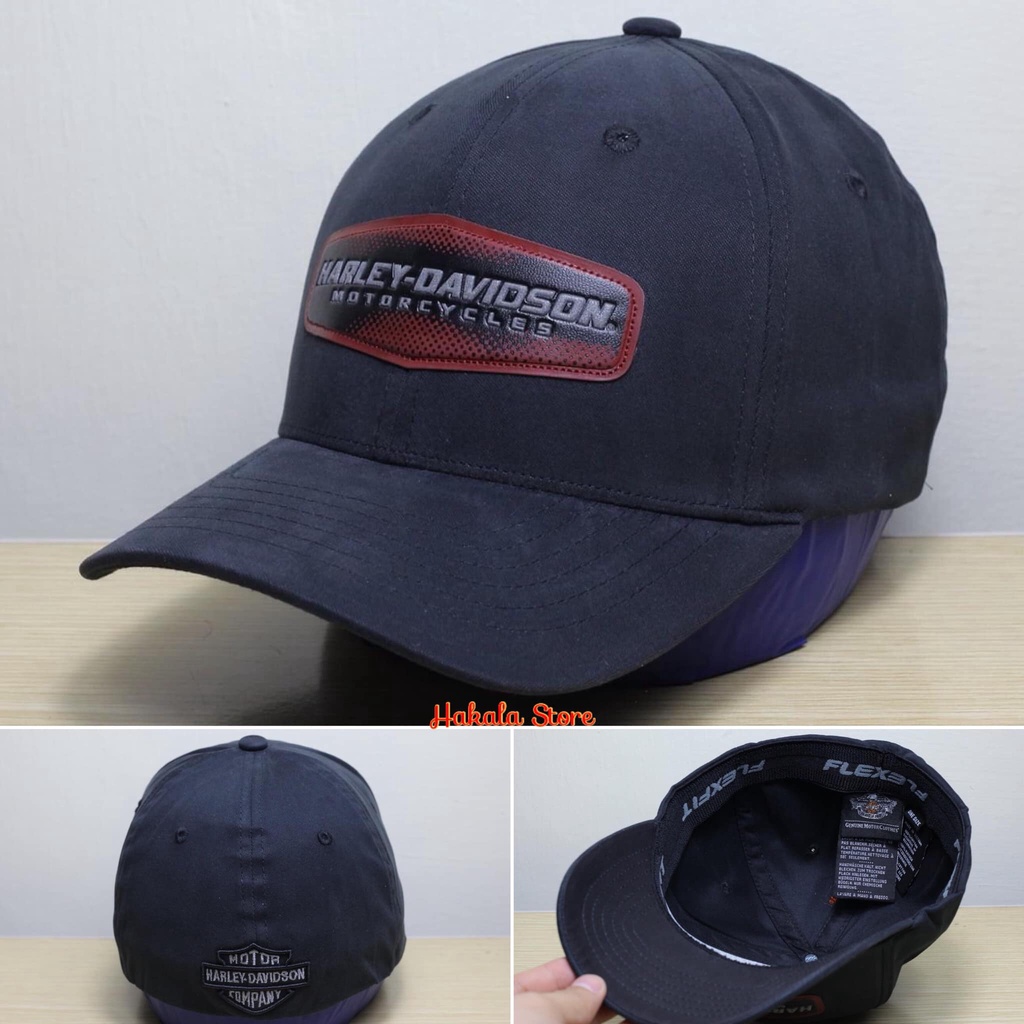 Mũ lưỡi trai  Harley Davidson chính hãng , mầu xám sáng
