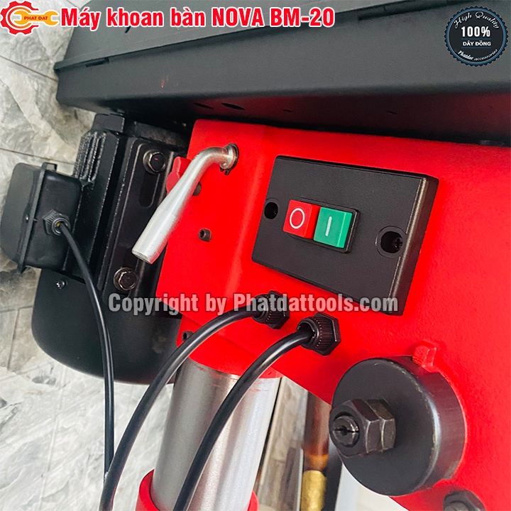 Máy Khoan Bàn NOVA BM-20 - Cao 1m - Công Suất 1100W - Hàng Nội Địa Cao Cấp - Bảo Hành Toàn Quốc 12 Tháng