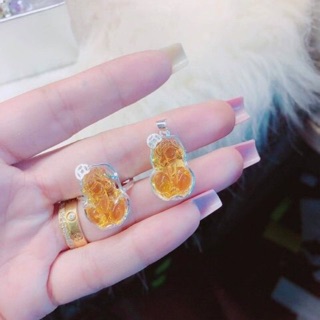 Combo mặt tì hưu và nhẫn hồ ly vàng
