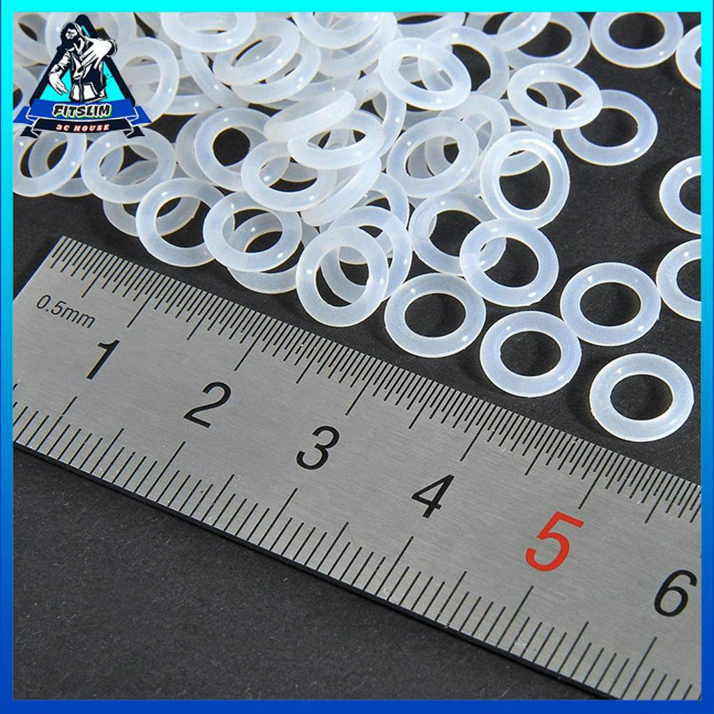 Bộ 110 vòng đệm chữ O màu trắng làm giảm âm thanh cho bàn phím
