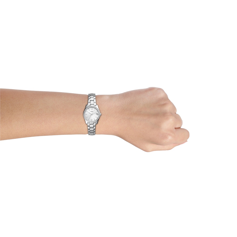 Đồng hồ nữ Fossil Scarlette ES4317 thép không gỉ- màu bạc