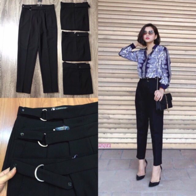 Quần baggy vải có đai D mã 666 ( ảnh thật - nhận hàng k ưng hoàn tiền) | BigBuy360 - bigbuy360.vn