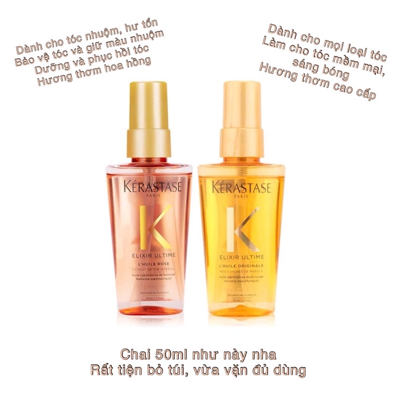 Dưỡng tóc Kerastase 100ml fullbox/ 50ml unbox