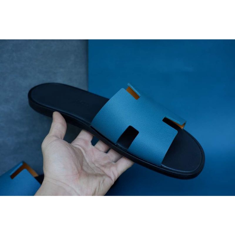 Dép HM nam da epsom pháp