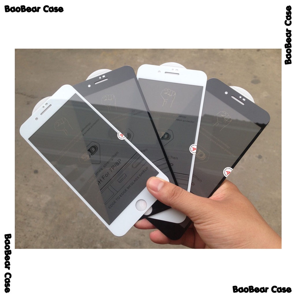 Kính cường lực chống nhìn trộm iphone full màn từ iphone 6/6plus/6splus/7/7plus/8/8plus/.../12/12ProMax/13/13pro/13prm