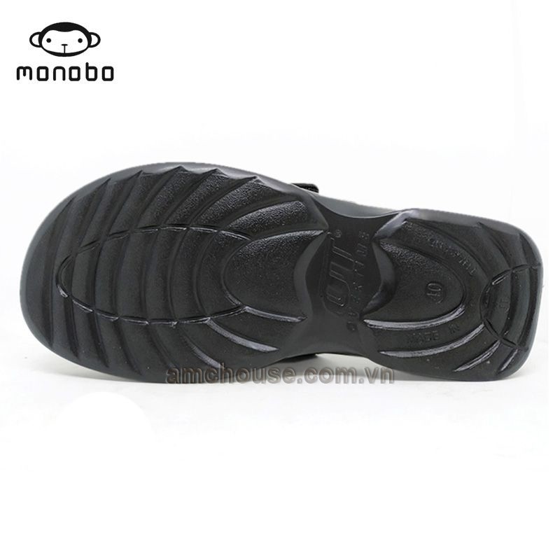 Giày sandal nữ Thái Lan quai ngang đế 5cm Overtime - L10-07 XÁM