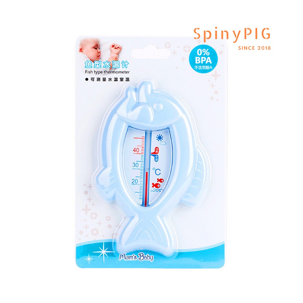 Nhiệt kế đo nhiệt độ nước tắm cho bé và đo nhiệt độ phòng hình cá cực kỳ an toàn 0% BPA
