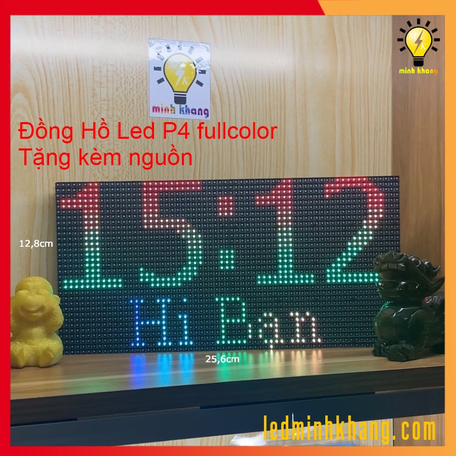Đồng Hồ LED full 16,7 triệu màu  Đủ bộ