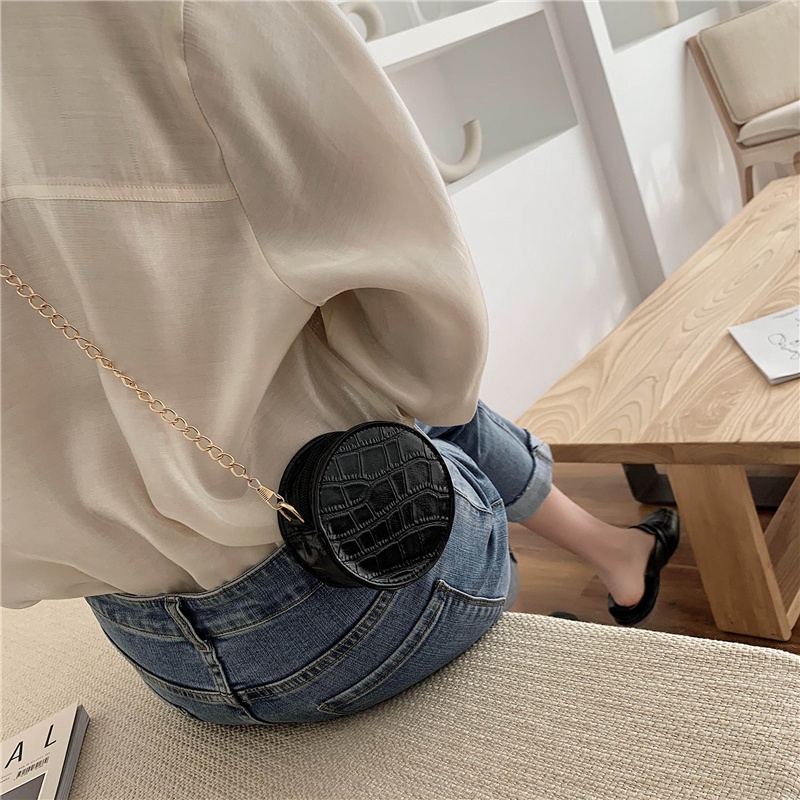 Túi Xách Đeo Vai Hình Tròn Nhỏ Nhắn Xinh Xắn Thời Trang 2022 Dành Cho Nữ