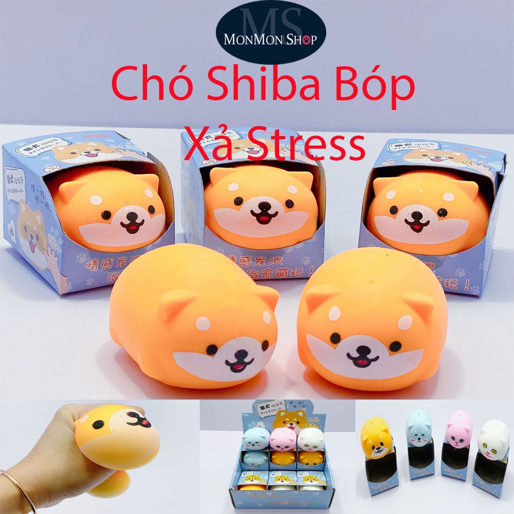 Chó SHIBA, Chó Nhật Bóp Xả Stress/ Đồ chơi squishy Giá Rẻ giảm căng thẳng chất lượng đảm bảo