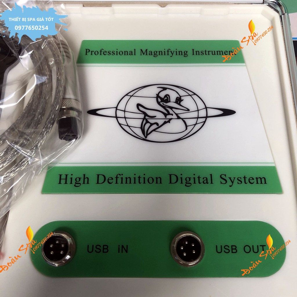 Máy soi da kết nối tivi dạng vali - Máy soi da TIVI