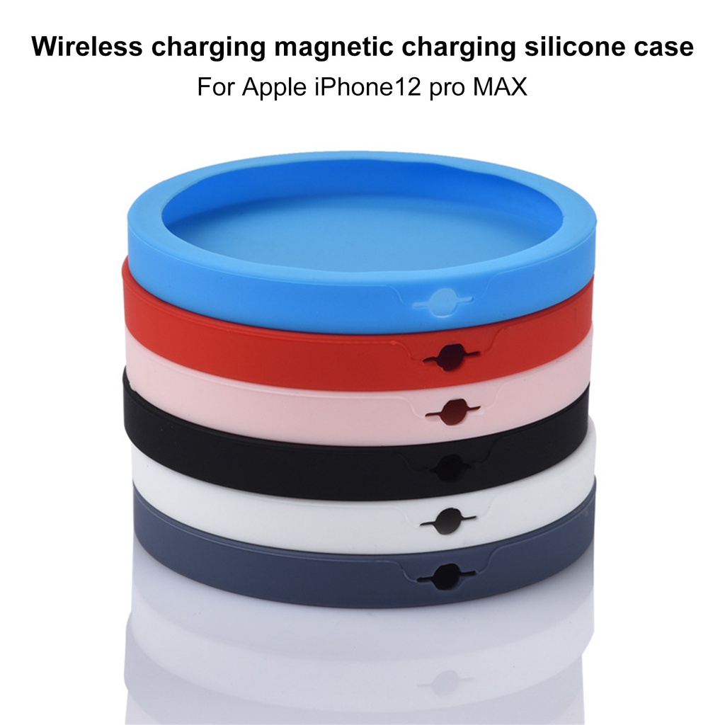 Vỏ Silicone Bảo Vệ Hộp Sạc Không Dây Cho MagSafe