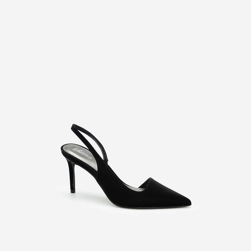 Vascara Giày Slingback Cut-Out Mũi Nhọn Quyến Rũ - BMN 0450 - Màu Đen