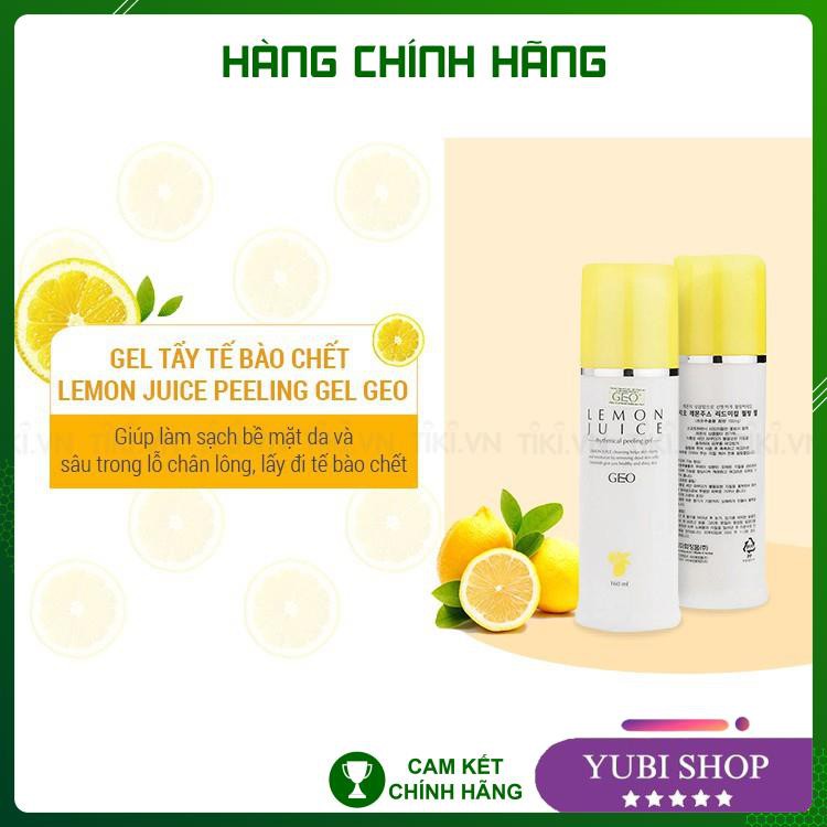 [HÀNG AUTH] TẨY DA CHẾT GEO HÀN QUỐC - TẨY DA CHẾT LÀM TRẮNG DA - GEO LEMON JUICE RHYTHMICAL PEELING GEL