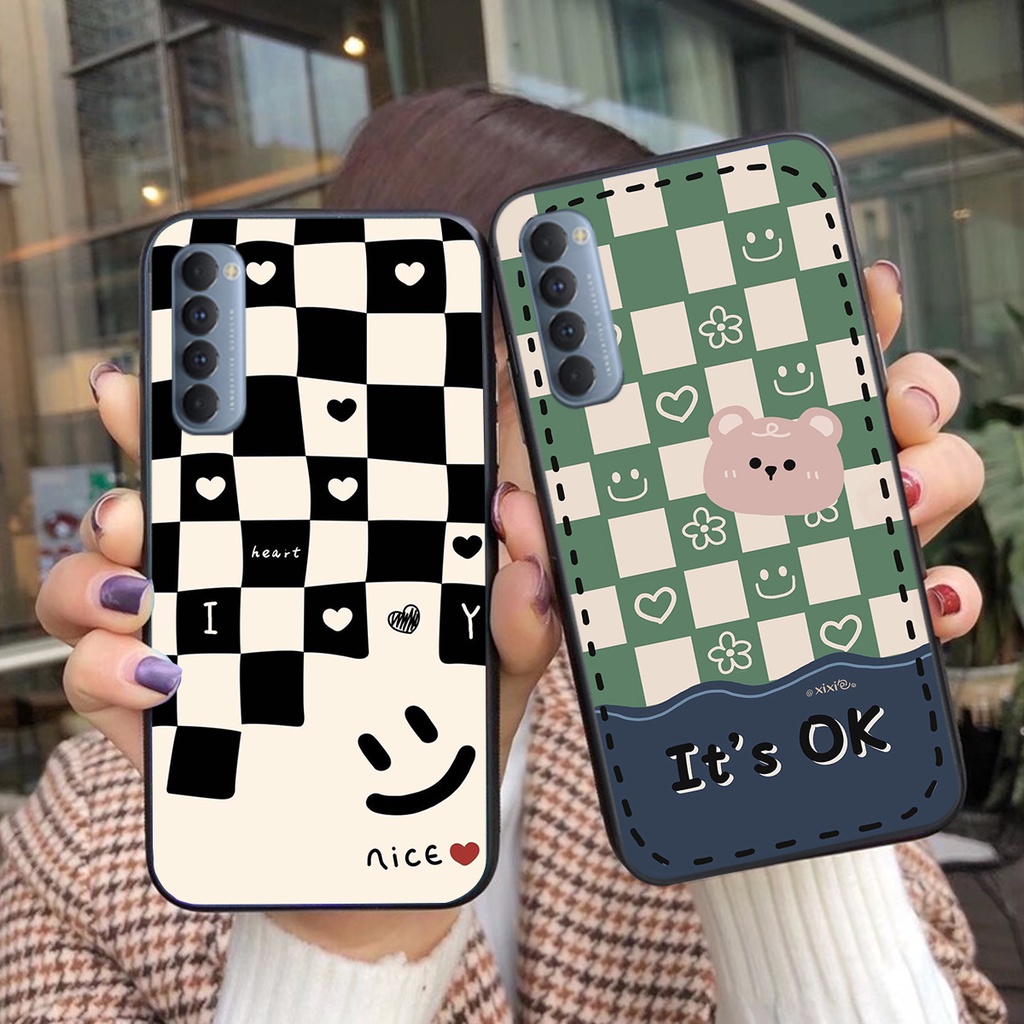 Ốp lưng Oppo Reno 3 - Reno 3 Pro - Reno 4 - Reno 4 Pro - Reno 5  gấu bearbrick in hình thể thao cá tính,siêu cute