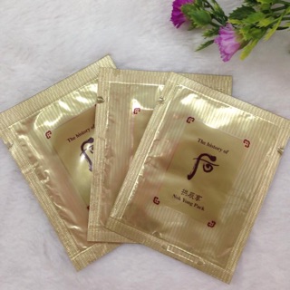 5 gói mặt nạ nóng Whoo