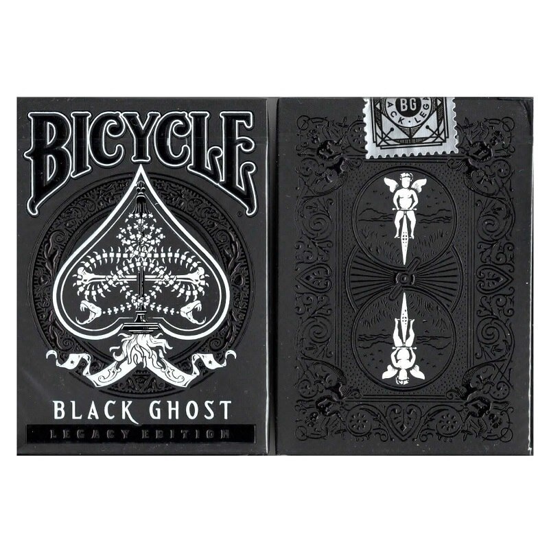 Bộ Bài Bicycle Black Ghost Legacy Edition Playing Cards, Thẻ Sưu Tập Ellusionist, Trò Chơi Thẻ Ma Thuật, Đạo Cụ Ảo Thuật Cho Nhà Ảo Thuật