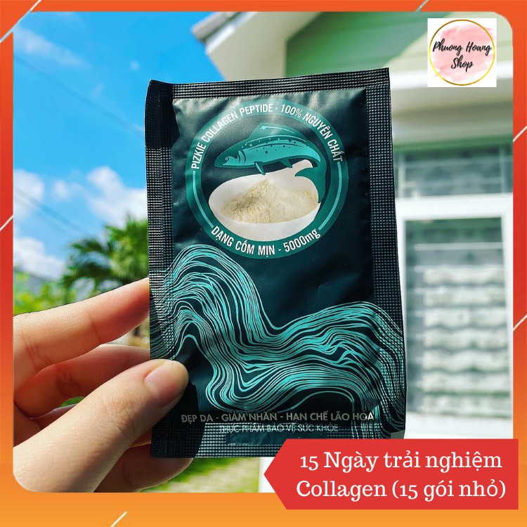 15 Ngày Trải Nghiệm Collagen Pizkie ( 15 gói nhỏ 5000mg/gói)