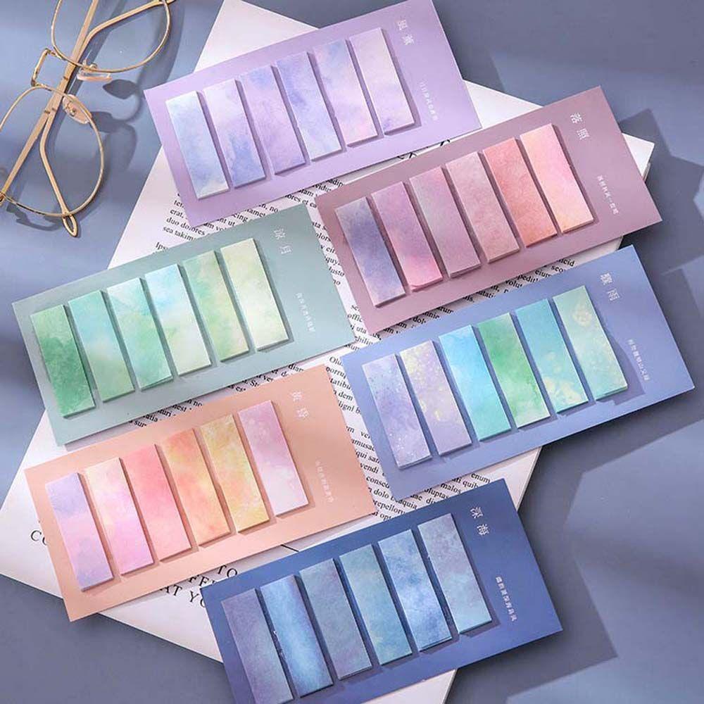 Giấy Ghi Chú AUGUSTINA Màu Gradient Nhỏ Gọn Tiện Dụng Cho Văn Phòng / Trường Học
