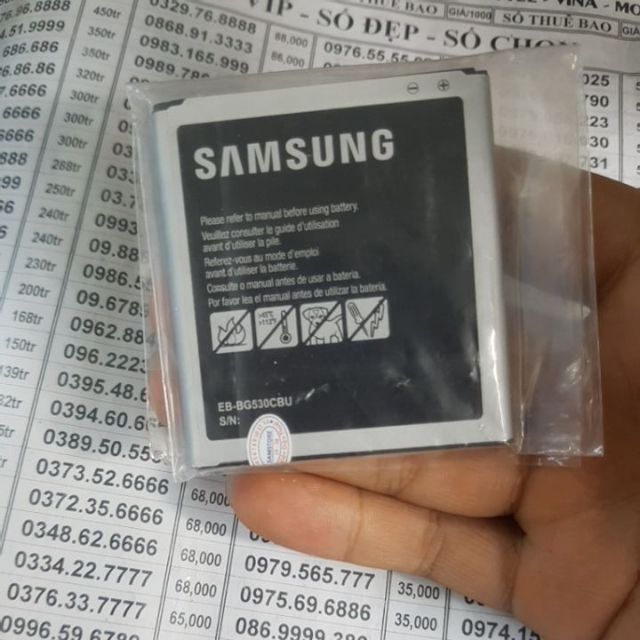 Pin samsung g530 dùng chung j2 prime. J320h. J500. G531.vv pin