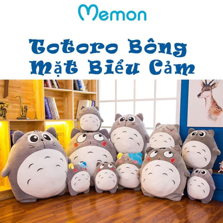 Gấu bông Totoro Biểu Cảm, Shop Memon Cao Cấp