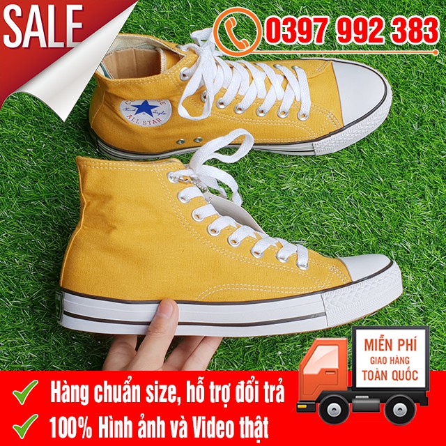 [SALE SỐC 1970S] Giày Thể Thao CV 1970s Vàng Cổ Cao Khuyến Mãi | BigBuy360 - bigbuy360.vn