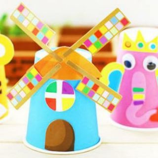 Ly giấy tạo hình || 10 cái