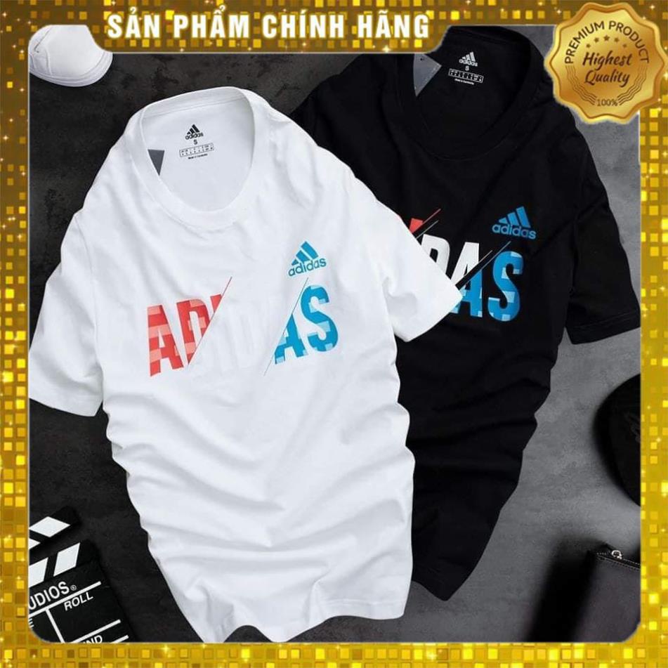 ÁO THUN NAM NỮ TAY NGẮN FROM RỘNG IN DECAL MẪU ADIDAS