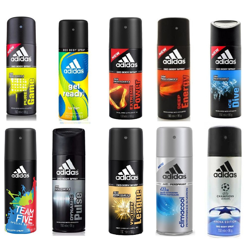 XỊT KHỬ MÙI TOÀN THÂN CHO NAM ADIDAS 150ML