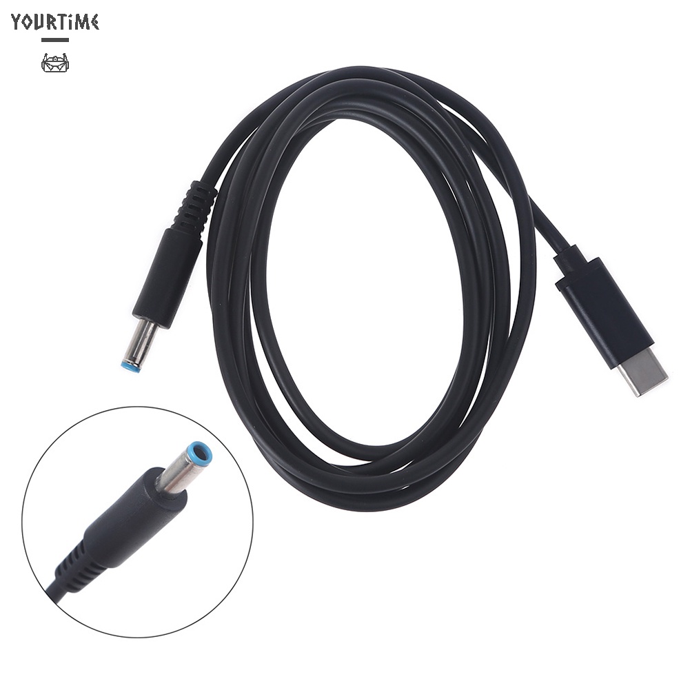 Dây cáp sạc USB Type C 4.5x3.0 DC 1.5m cho laptop HP tiện lợi