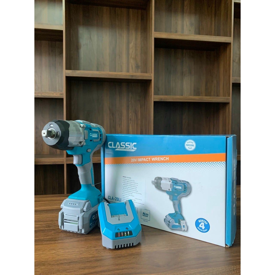 XẢ KHO Máy bắn bu lông dùng pin Classic CLA-20LI Tặng kèm 1 pin , 1 sạc  - Hàng chính hãng